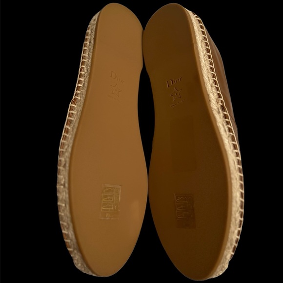 BNIB DIOR GRANVILLE LEATHER ESPADRILLES - Picture 5 of 6